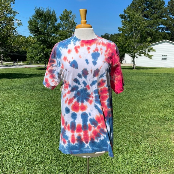 Handmade Tops - Homemade Tie Dye Shirts-W6537